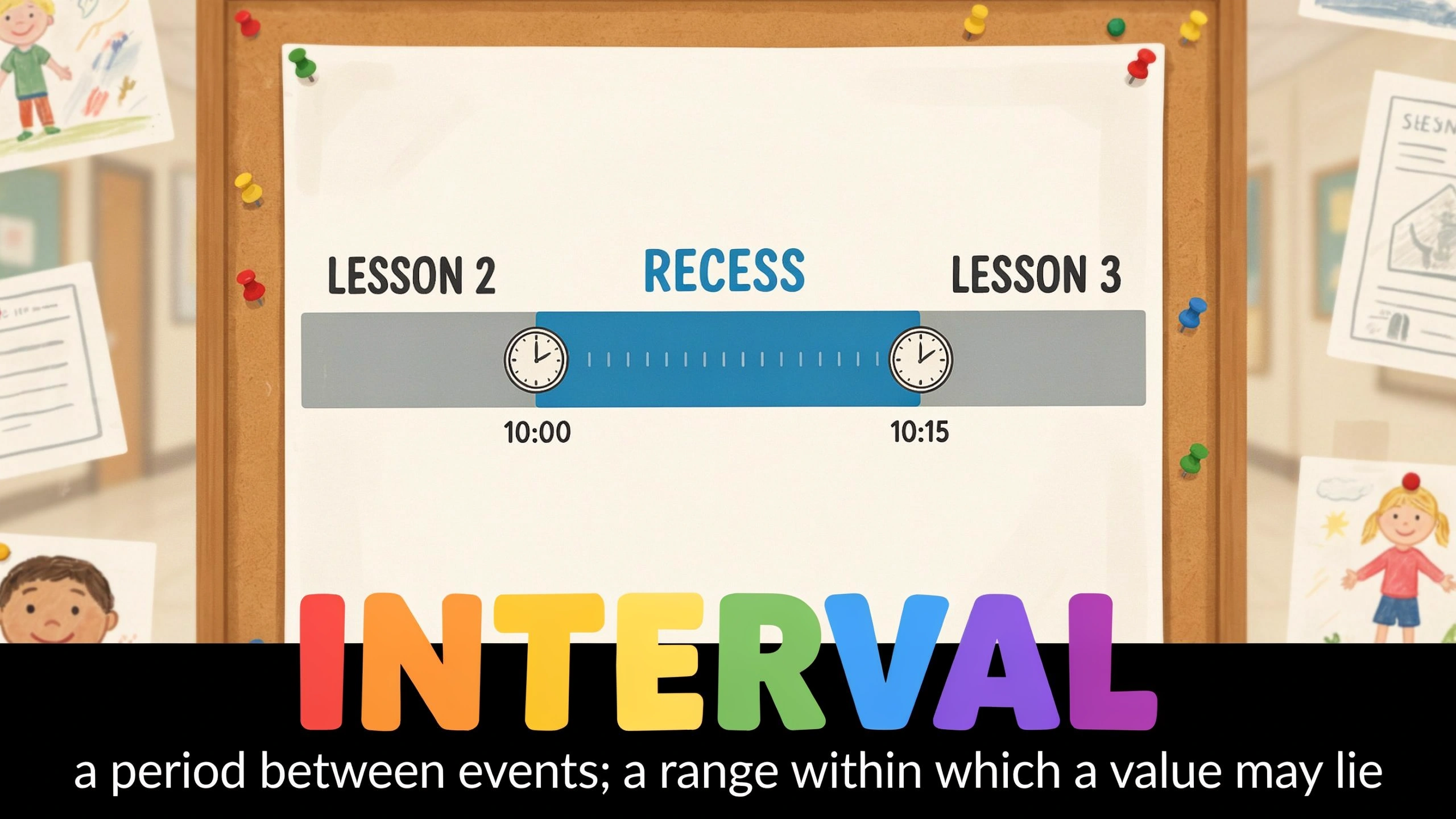 English Illustration for interval